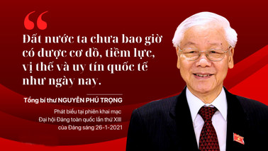 Hình ảnh chi tiết tin tức Thông cáo báo chí: 'Đất nước ta chưa bao giờ có được cơ đồ, tiềm lực, vị thế và uy tín quốc tế như ngày nay Hình ảnh tin tức Thông cáo báo chí: 'Đất nước ta chưa bao giờ có được cơ đồ, tiềm lực, vị thế và uy tín quốc tế như ngày nay