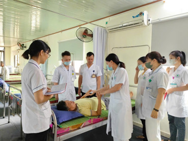 Hình ảnh chi tiết tin tức Vật lý trị liệu, phục hồi chức năng tại Khoa Y học cổ truyền - Phục hồi chức năng, trung tâm y tế thành phố Yên Bái  Hình ảnh tin tức Vật lý trị liệu, phục hồi chức năng tại Khoa Y học cổ truyền - Phục hồi chức năng, trung tâm y tế thành phố Yên Bái
