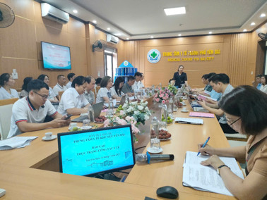 Hình ảnh chi tiết tin tức Sở Y tế tỉnh Lào Cai khảo sát thực trạng công tác y tế tại Trung tâm Y tế khu vực Yên Bái Hình ảnh tin tức Sở Y tế tỉnh Lào Cai khảo sát thực trạng công tác y tế tại Trung tâm Y tế khu vực Yên Bái