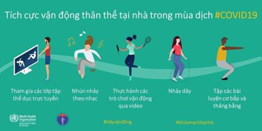 Hình ảnh chi tiết tin tức Mách bạn cách tăng cường vận động thể lực, giữ sức khỏe trong mùa COVID-19 Hình ảnh tin tức Mách bạn cách tăng cường vận động thể lực, giữ sức khỏe trong mùa COVID-19