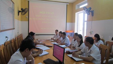 Hình ảnh chi tiết tin tức Trung tâm Y tế thành phố Yên Bái tổ chức Hội thảo triển khai kế hoạch truyền thông trong bệnh viện Hình ảnh tin tức Trung tâm Y tế thành phố Yên Bái tổ chức Hội thảo triển khai kế hoạch truyền thông trong bệnh viện