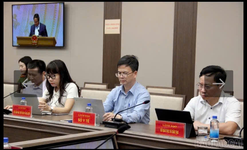 Hình ảnh tin tức Lào Cai tham dự phiên họp về phát triển khoa học, công nghệ, đổi mới sáng tạo, chuyển đổi số và Đề án 06