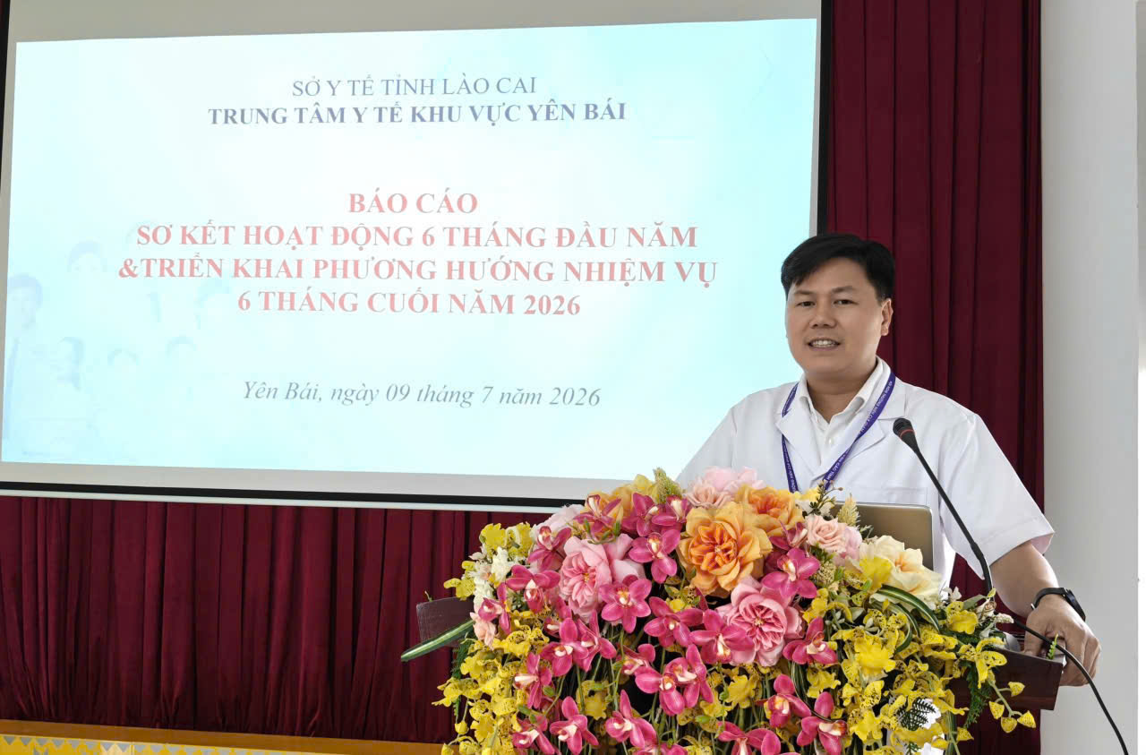 Hình ảnh tin tức Hội nghị sơ kết công tác Y tế 6 tháng đầu năm, triển khai nhiệm vụ 6 tháng cuối năm 2026
