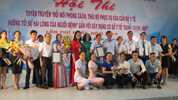 Hội thi tuyên truyền “Đổi mới phong cách, thái độ phục vụ của cán bộ Y tế hướng tới sự hài lòng của người bệnh” gắn với xây dựng cơ sở Y tế “Xanh-Sạch-Đẹp”